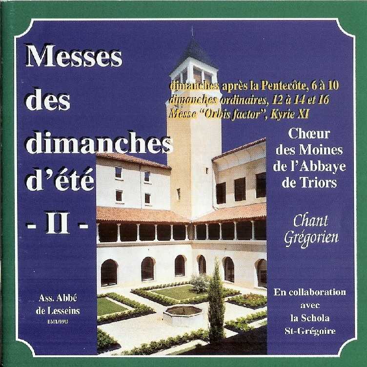 Chant grégorien du 16 juillet 2023 : « Septième dimanche après la Pentecôte et fête de Notre-Dame du Mont-Carmel avec des pièces grégoriennes de la fête, le Kyriale X, l&rsquo;une des messes en l&rsquo;honneur de la Sainte Vierge et des cantiques marials »