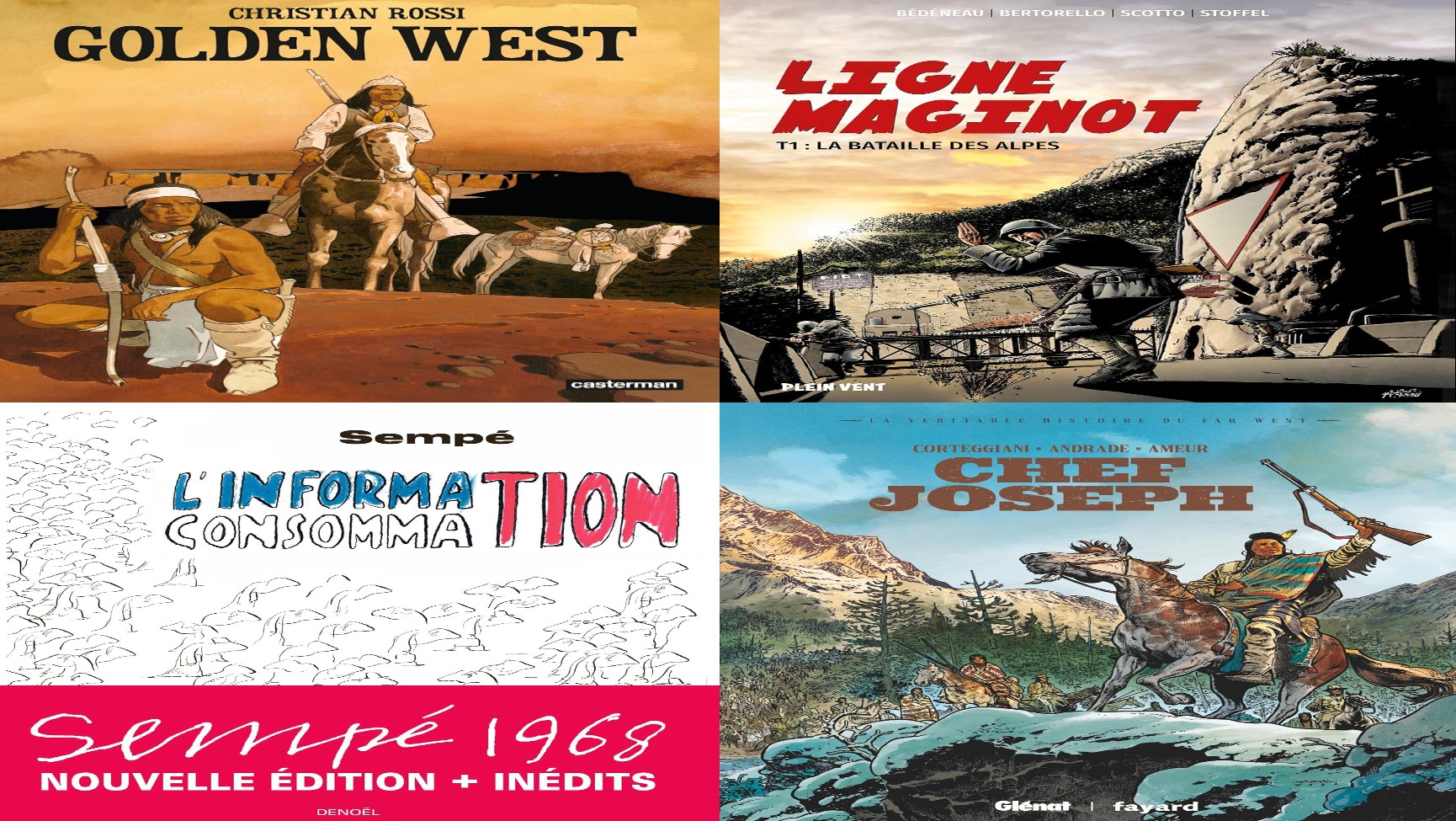 Planches, cases et bulles du 25 novembre 2023 : « Crépuscules indiens et français »