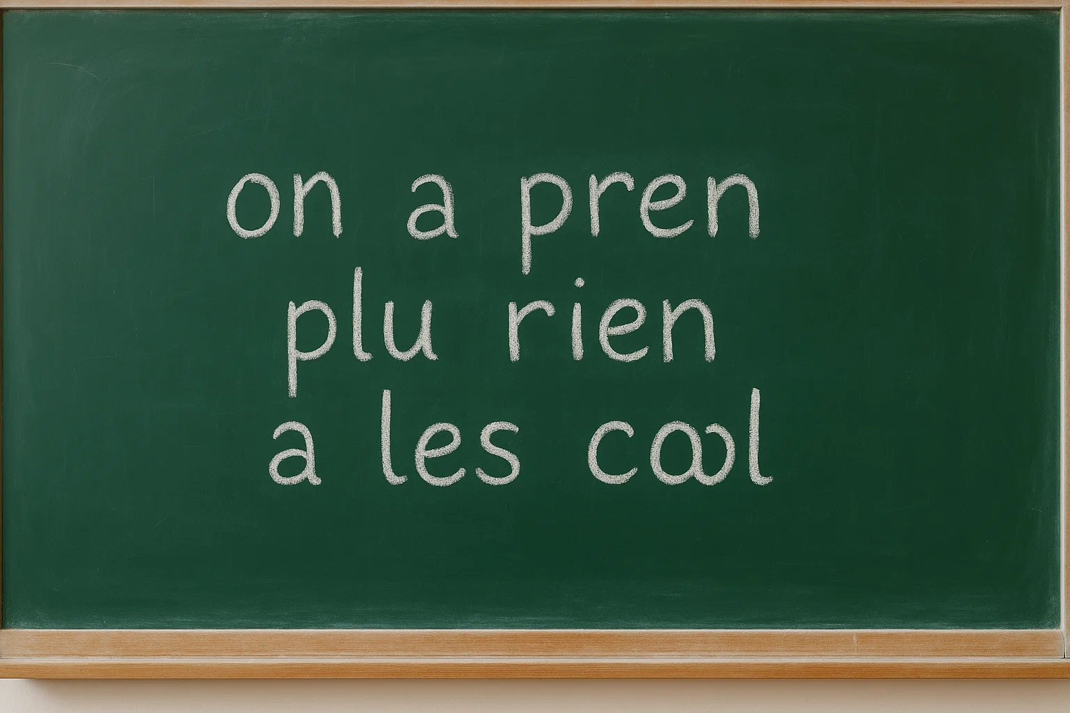 Libre journal de la réaction du 3 juin 2025 : « L&rsquo;Education nationale aujourd&rsquo;hui »
