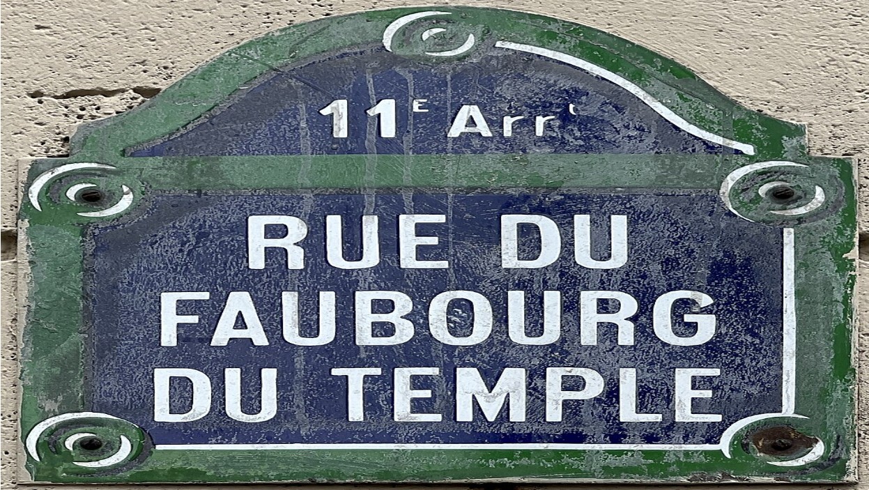 Histoires à la loupe du 5 septembre 2025 : « La rue du Faubourg du Temple, début »