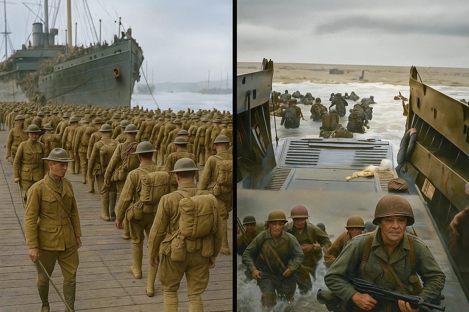 Les répliques du nouveau conservateur du 12 novembre 2025 : « 1917-1944 les débarquements américains – cent-dix ans d’histoire de France »