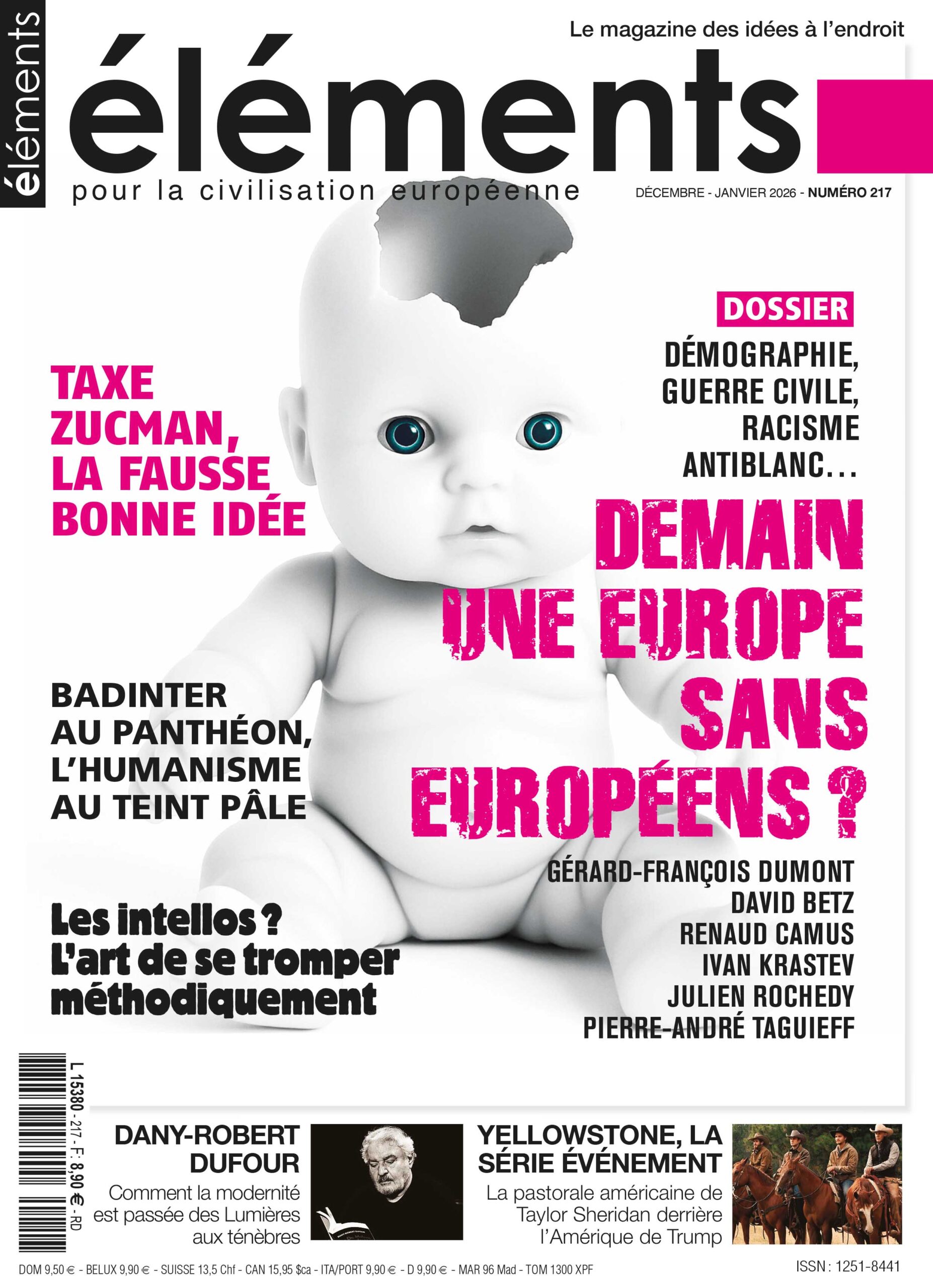 Libre journal de la nouvelle droite du 9 décembre 2025 : « Immigration, racisme antiblanc, dénatalité… Demain, une Europe sans Européens ? »