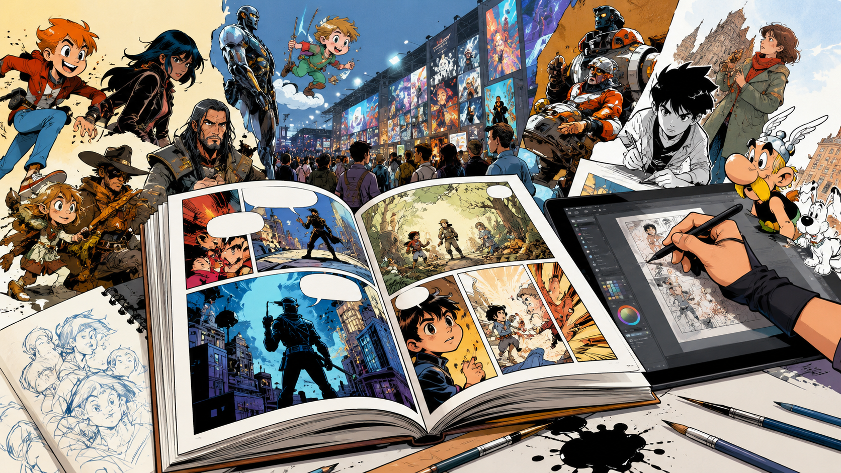 Planches, cases et bulles – un regard sur la bande dessinée du 27 juin 2026 : « Actualité de la bande dessinée » episode artwork